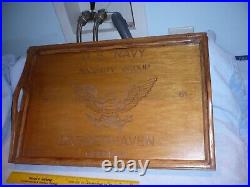 GREAT RARE 1961 U. S. Navy security group Bremerhaven Germany souvenir tray