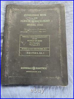 General Electric Carbon Arc Searchlight