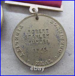 Genuine Named U. S. Navy WW2 / Korean War Vet Dog Tags and Medals Named G/C