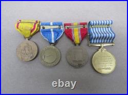 Genuine Named U. S. Navy WW2 / Korean War Vet Dog Tags and Medals Named G/C