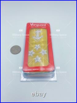 Genuine U. S. NAVY SOFT SHOULDER MARK LINE ADMIRAL 4 STAR