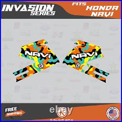 Graphics Kit for HONDA NAVI (2016-2022) Invasion-Teal