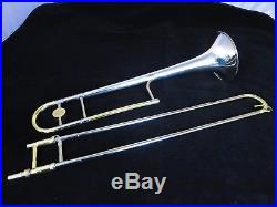 H. N. White King 2B Silversonic, Rare U. S. Navy Vintage Trombone