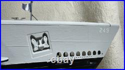 H-U-G-E WWII USN NAVY SHIP SUBMARINE withFREE Wood Shelf & Limited Area Delivery