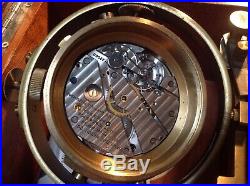 HAMILTION MODEL 22 gimbal mount 21 JEWEL CHRONOMETER U. S. NAVY 1942