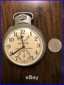 Hamilton Chronometer Wwii Watch Model 22 U. S. Navy 1942