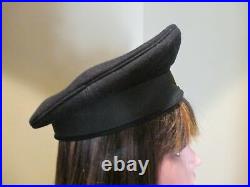 Hat Military Antique Vintage Size 6 7/8 Flat Top U S Navy Uniform #B1