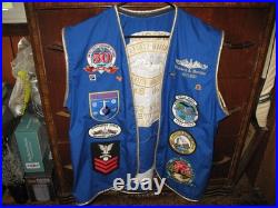 Historic submariner set 3- LIGHTERS, 2- ZIPPOS, and RARE VEST FULL OF PATCHES