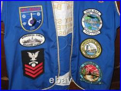 Historic submariner set 3- LIGHTERS, 2- ZIPPOS, and RARE VEST FULL OF PATCHES