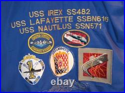 Historic submariner set 3- LIGHTERS, 2- ZIPPOS, and RARE VEST FULL OF PATCHES