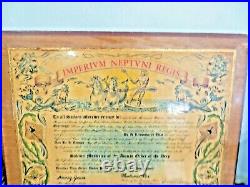 Imperivm Neptvni Regis Solemn Mysteries Of The Ancient Order Of The Deep Plaque