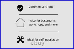 Industrial Grade, Garage Epoxy Floor Paint Kit DIY 300 900 Sq Ft