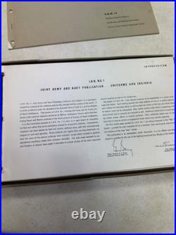 JAN #1. Joint Army Navy Publication One. Uniforms & Insignia