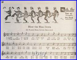John Held, illus. United States Navy NAVY SONG BOOK 1st ed 1919 Near Fine copy