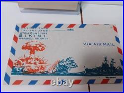 Joint Task Force One Bikini Island Nuclear Test Patch, Cover + Commanders Card