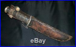 KABAR USA Knife & USN BOYT 43 Sheath WWII 1219C 1943 Issue, Used, Carried Rare