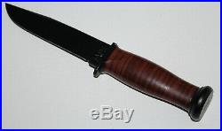 KaBar USN Mark 1 Messer / Jagdmesser Neuwertig mit Lederscheide