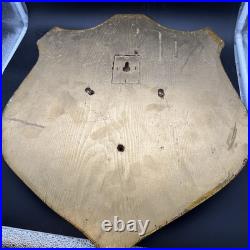 LARGE Vintage U. S. Navy USN 1st Class Diver Plaque aluminum on wood 19