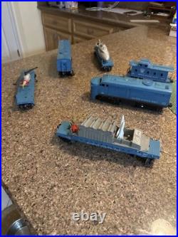 LIONEL POSTWAR #224 UNITED STATES NAVY ALCO DIESEL AB UNITS With four Cars