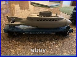 LIONEL POSTWAR #224 UNITED STATES NAVY ALCO DIESEL AB UNITS With four Cars