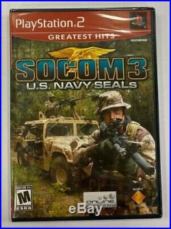 LOT OF 120 BRAND NEW SEALED Socom 3 U. S. Navy Seals Greatest Hits (PS2, 2005)