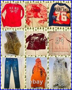 LOT of JR TEEN GIRLS WINTER SCHOOL CLOTHES OLD NAVY LOVE PINK HOLLISTER 23 ITEMS