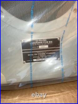 LS 444 USN United States Navy Ship Loud Speaker