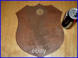 Long Beach Naval Ship Yard- Retired, Solid Metal Logo, Wooden Wall Plaque Sign