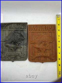 Lot of 19 US Navy Submarine Plaques USS Silversides SSN-679 Flying Fish SSN-673