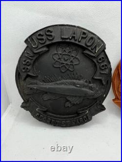 Lot of 19 US Navy Submarine Plaques USS Silversides SSN-679 Flying Fish SSN-673
