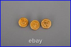 Lot of 29 Antique Navy Brass Buttons NA113 Left Eagle Anchor 17 Large & 12 Small