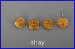 Lot of 29 Antique Navy Brass Buttons NA113 Left Eagle Anchor 17 Large & 12 Small