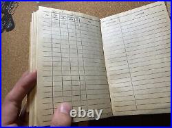 Lot of 3 Us Navy Aviator Flight Logs + Dog Tags