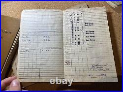 Lot of 3 Us Navy Aviator Flight Logs + Dog Tags