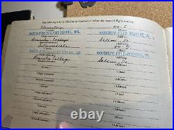 Lot of 3 Us Navy Aviator Flight Logs + Dog Tags