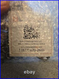 Lot of 4 USS Halsey DDG-97 FCPOA Metal Auto Emblems 3 Sealed 1 Open Military