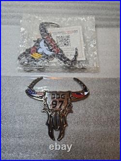 Lot of 4 USS Halsey DDG-97 FCPOA Metal Auto Emblems 3 Sealed 1 Open Military