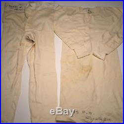 Lot of WW2 WWII US Navy Crackerjack Pants, Thermal Underwear, Bags, Shoe Covers