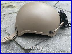 MSA TC-2001 ACH Helmet Side-cut Medium Brown NAVY SEAL DEVGRU NSW