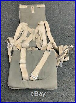 Made for WWII Movie 2019 USN Navy Aviator Seat Pack Parachute with X Type Webbing