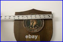 Mare Island Naval Shipyard (A3L) Vintage Bronze Plaque (JSF6) Anchor Horse Motif