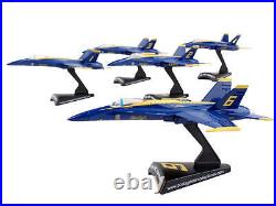 McDonnell Douglas F/A-18 Hornet Aircraft Blue Angels United States Navy 6 piec