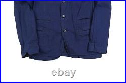 Men's ENGINEERED GARMENTS Made In USA Indigo Navy Blazer Work Jacket Size L