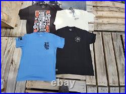 Mens Size L/XL T-shirt Bundle, SALTY CREW, FOX, HOWITZER, SULLEN ART, NWOT, LOT