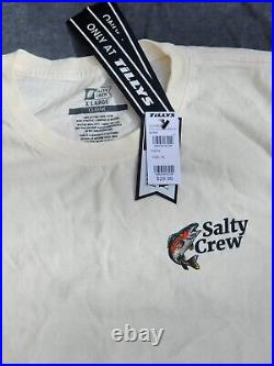 Mens Size L/XL T-shirt Bundle, SALTY CREW, FOX, HOWITZER, SULLEN ART, NWOT, LOT