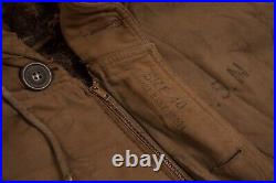 Mens Vintage 40s WW2 USN Heavy Deck Parka Jacket Coat NXSX98074 M 40 XR 8176