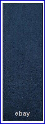 Modern Plush Indoor Commercial Made In USA, Pet & Kids Navy Area Rug