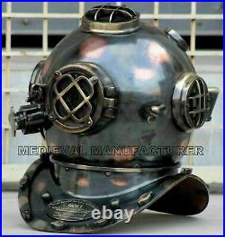 Morse Copper Style Diving Scuba SCA Divers US Navy V Divers Deep Antique Helmet