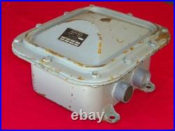 NAVSEASYSCOM Navy Ship Switch Box BETTS Militaria S6202-74141-2 Electrical Brass