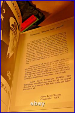 NAVY USS LONG BEACH CGN-9 Final Farewell Cruise Tour Book 1994 RARE Nuclear Nice